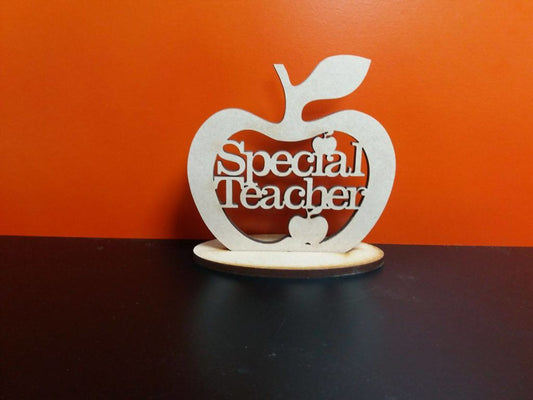 Wooden Special Teacher Apple With Stand