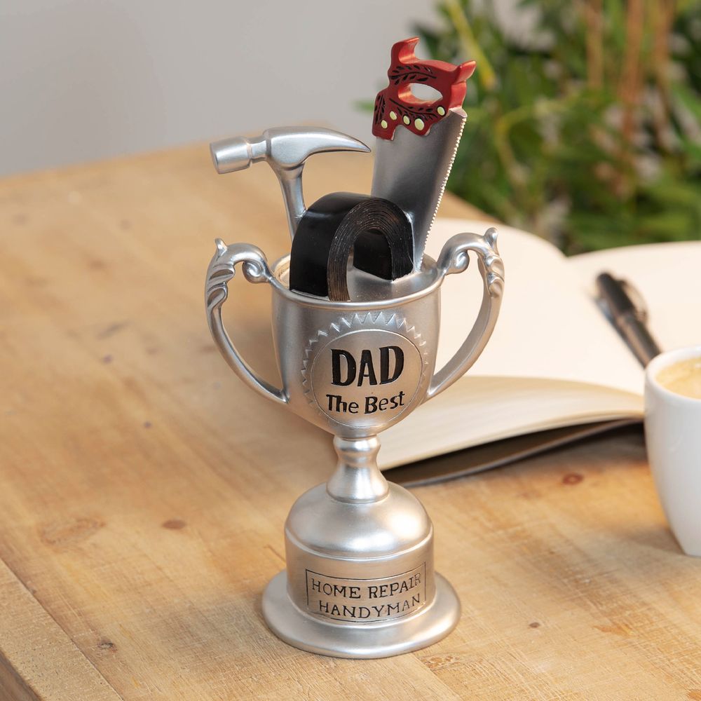 Dad - The Best Home Repair Handyman Trophy Ornament