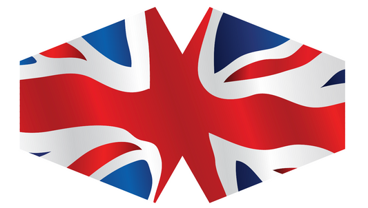 Funky Union (Jack) Flag Reusable Face Mask inc. Filter (Large - Adult)
