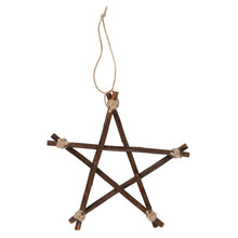 20cm Willow Branch Pentagram