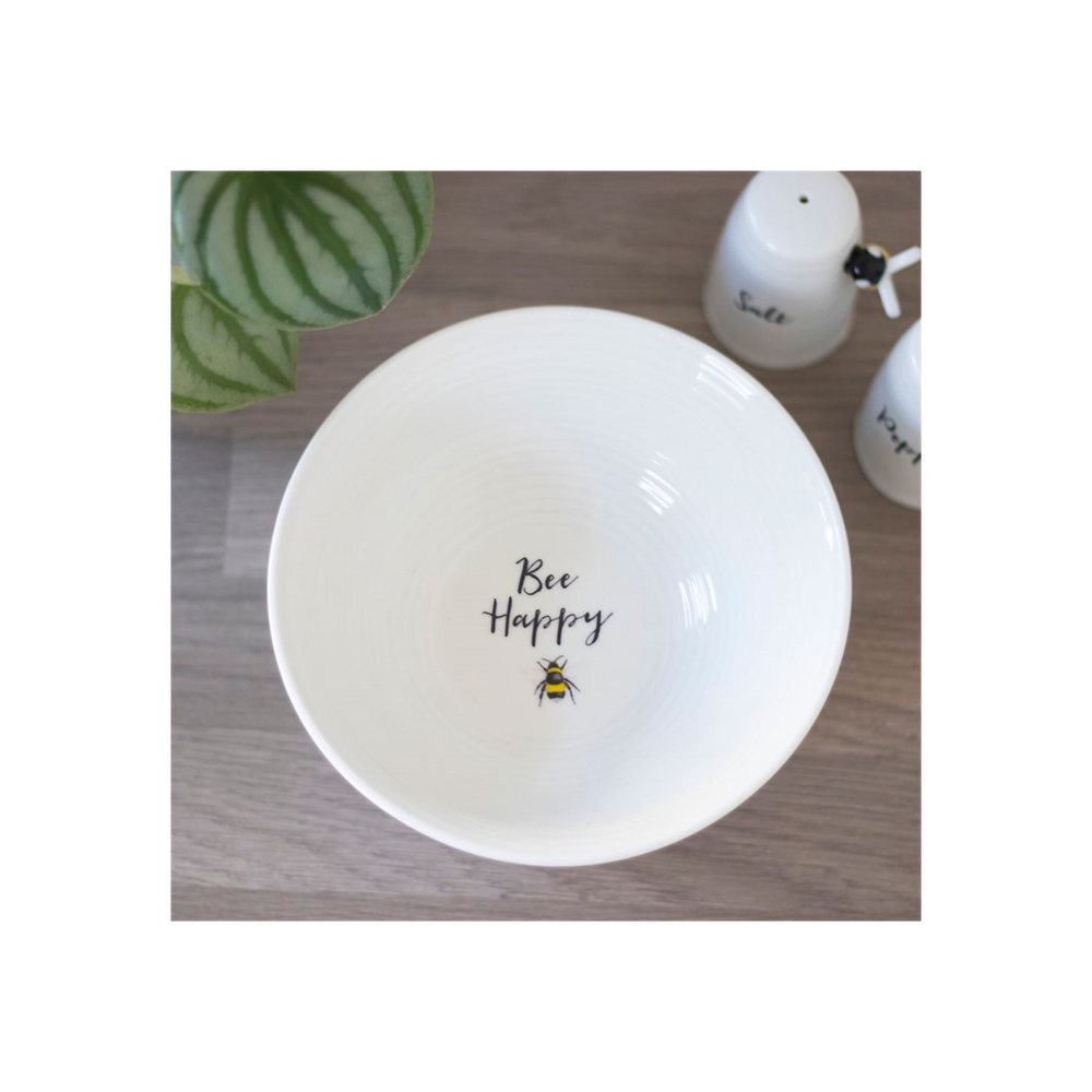 Bee Happy Ceramic Bowl