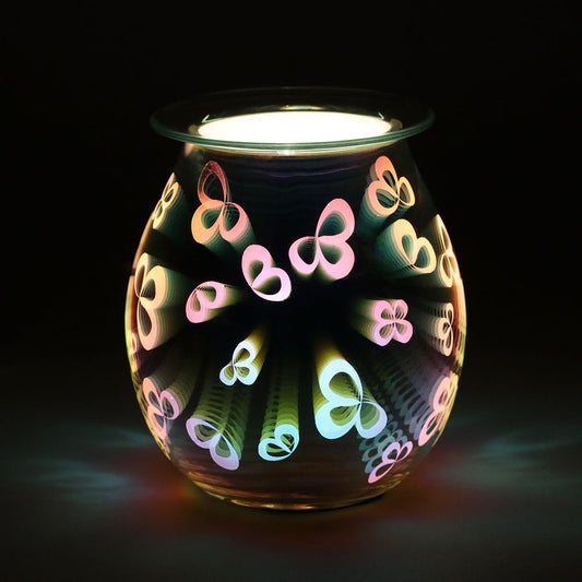 3D Flower Petal Light Up Electric Oil/Wax Melt Burner