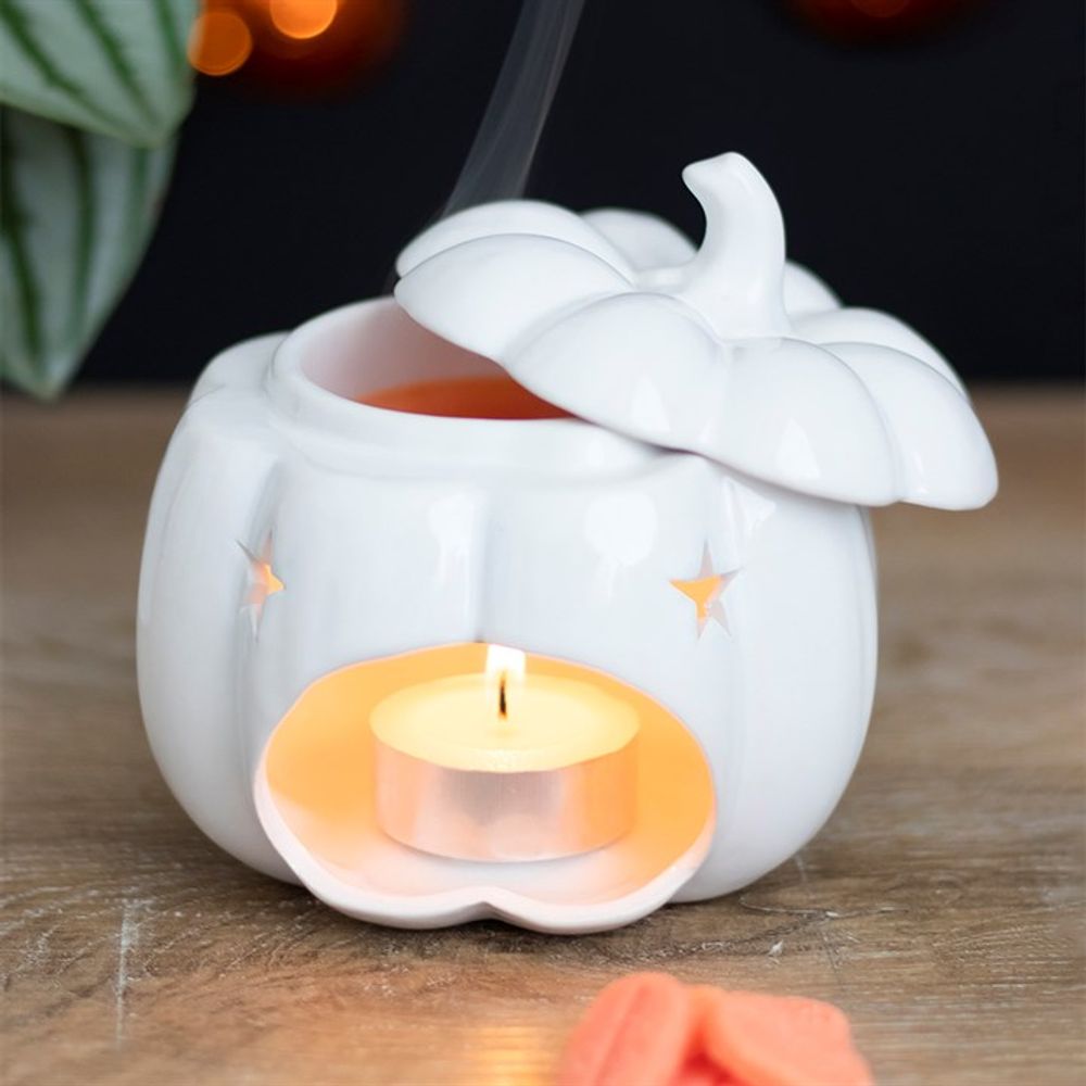 White Pumpkin Oil/Wax Melt Burner