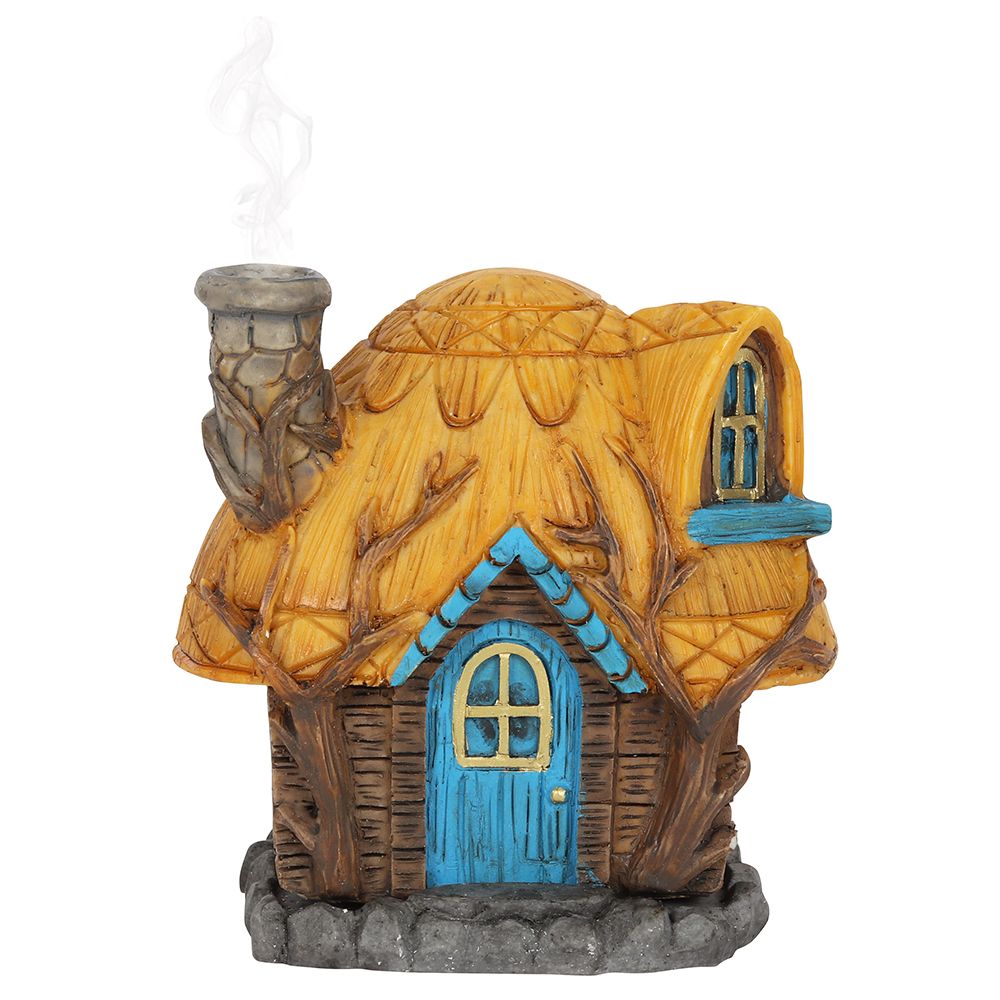 'Buttercup Cottage' (Fairy House) Incense Cone Holder by Lisa Parker