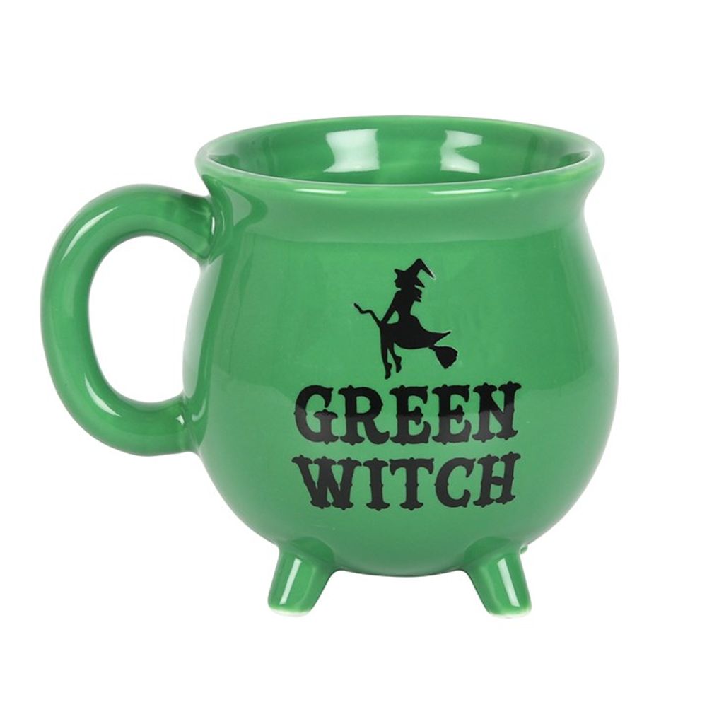 Green Witch Bone China Cauldron Mug
