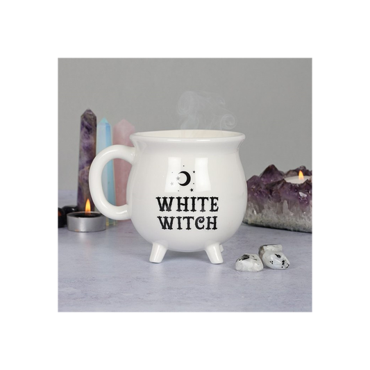 White Witch Bone China Cauldron Mug