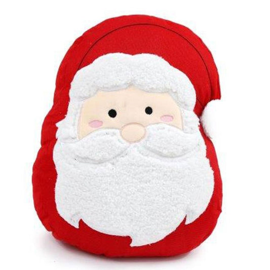 Santa Shaped Christmas Cushion - 42cm