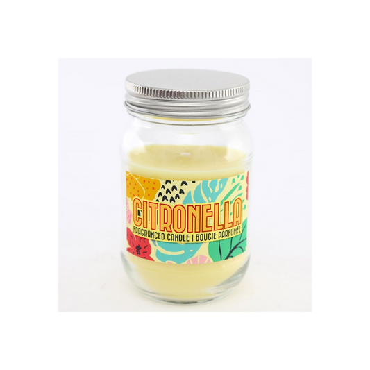 Citronella Mason Jar Candle