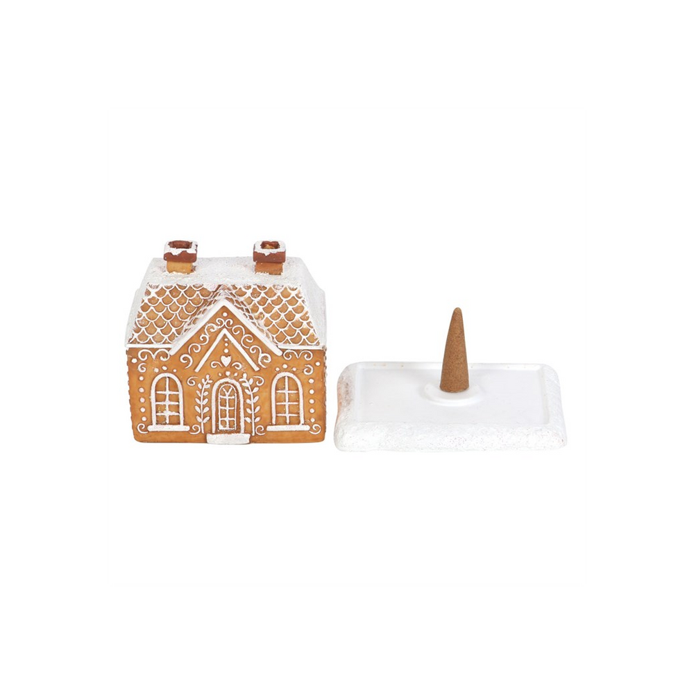 Christmas Gingerbread House Incense Cone Burner