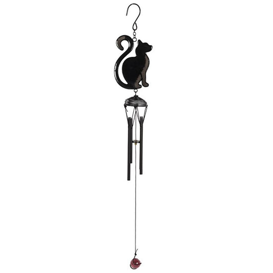 Black Cat Profile Windchime - Due Back March 2025