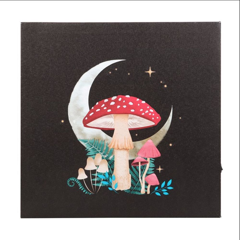 Forest Mushroom Light Up Canvas Plaque (30cm x 30cm)