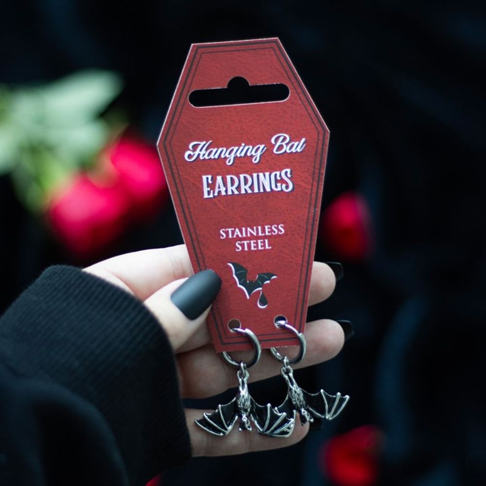 Hanging Bat Earrings - Due Back Mid October 2025