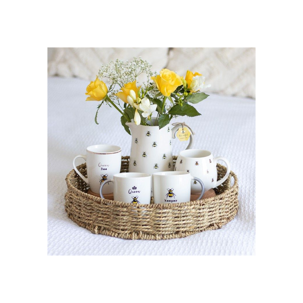 Queen Bee Ceramic Mug and Coaster Gift Set