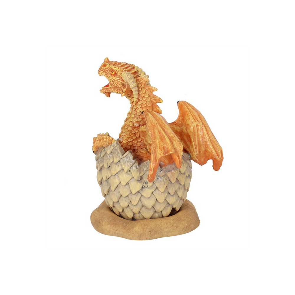 Yellow Hatching Dragon Incense Cone Burner - An Anne Stokes Design