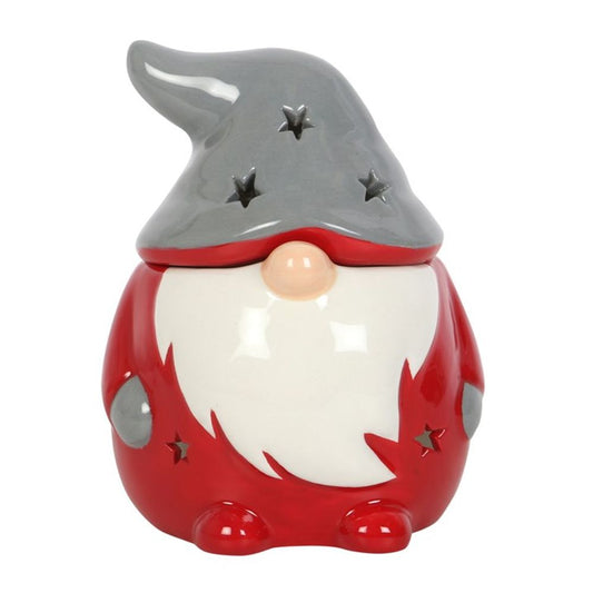 Red and Grey Christmas Gonk Oil/Wax Melt Burner