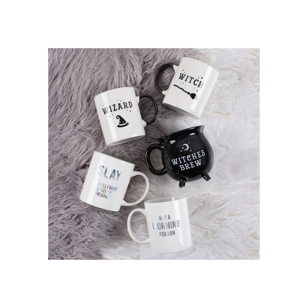 Witches Brew Bone China Cauldron Mug