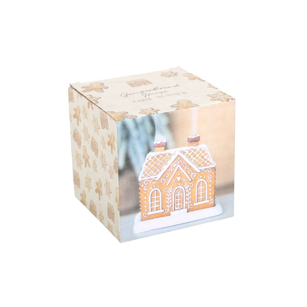 Christmas Gingerbread House Incense Cone Burner