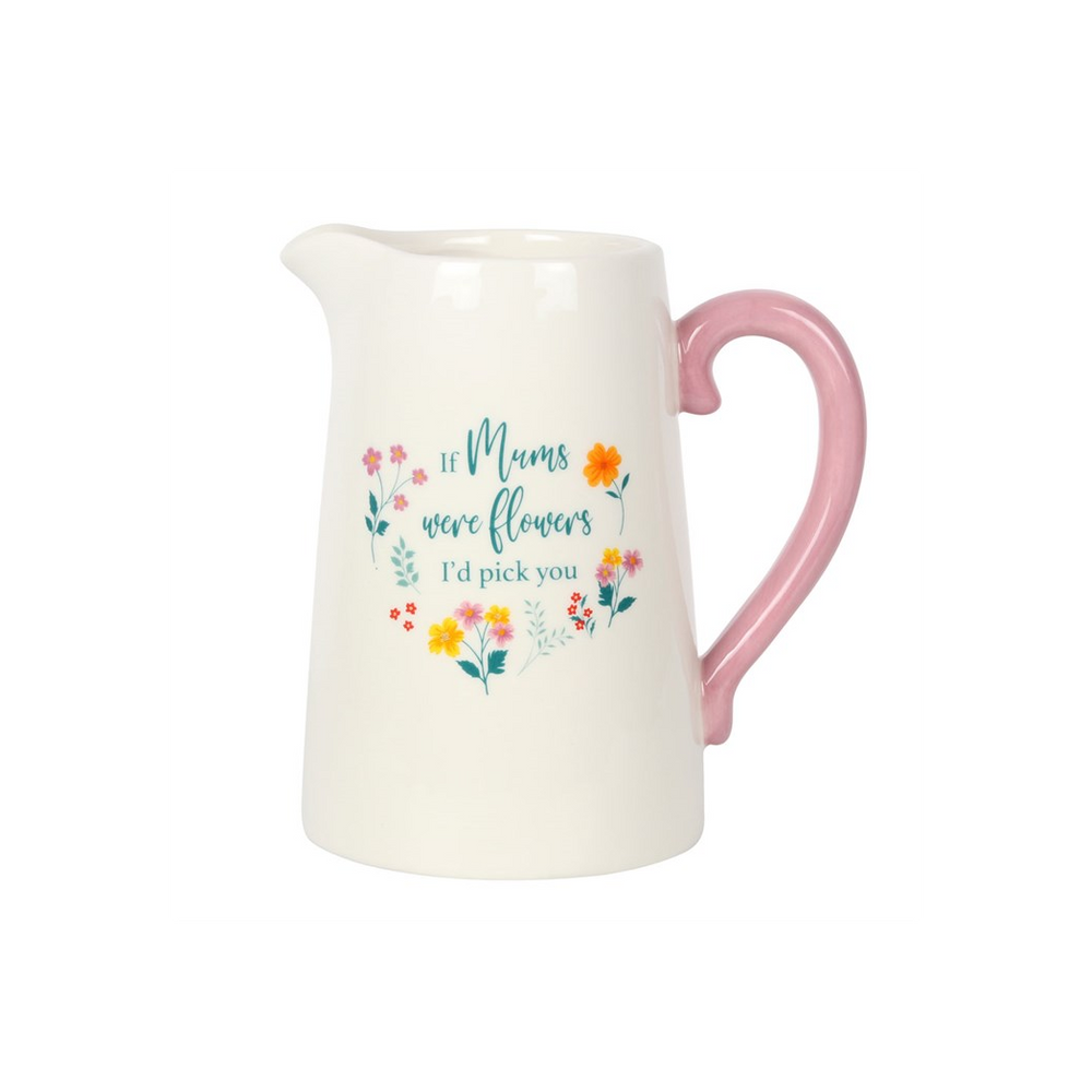 'If Mums Were Flowers' Ceramic Flower Jug