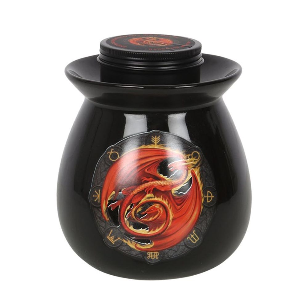 'Beltane' (Dragon) Wax Melt Burner Gift Set by Anne Stokes