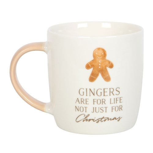 'Gingers Are For Life' Christmas Mug