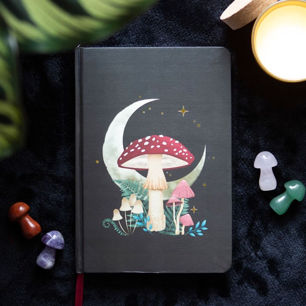 Dark Forest Mushroom A5 Notebook (Lined)