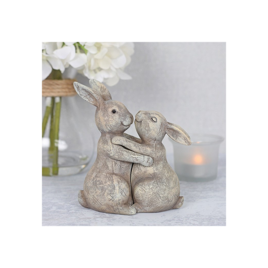 'You Make My Heart Thump' Bunny (Couple) Ornament