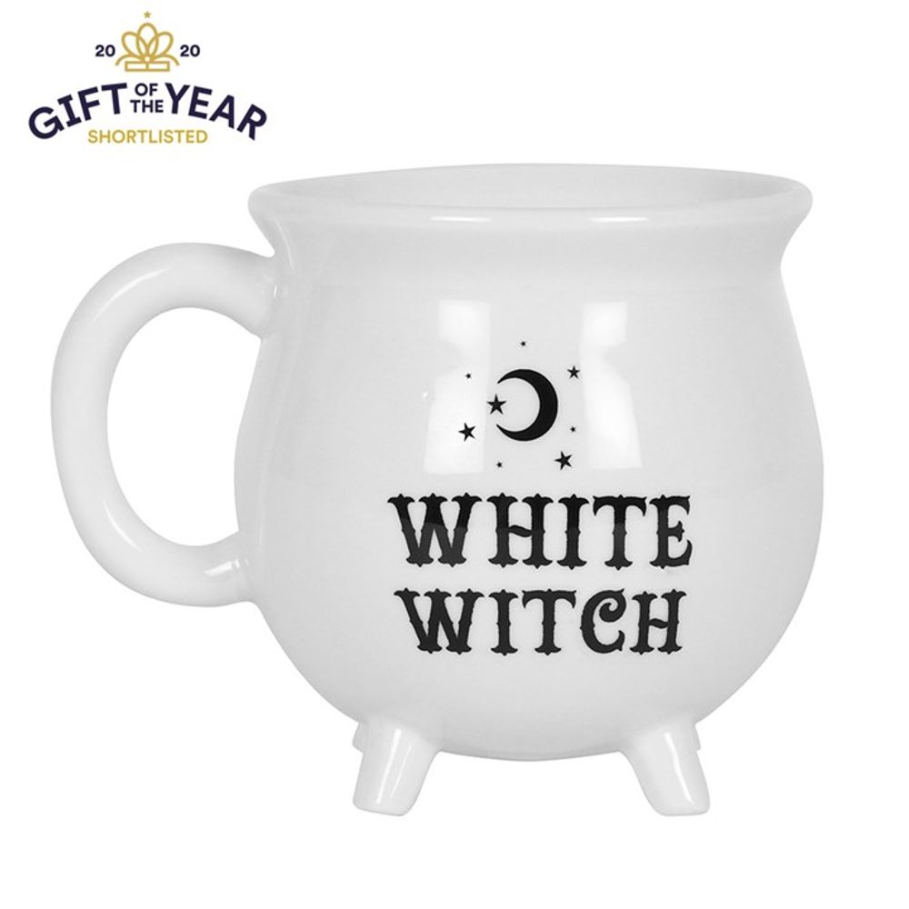 White Witch Bone China Cauldron Mug