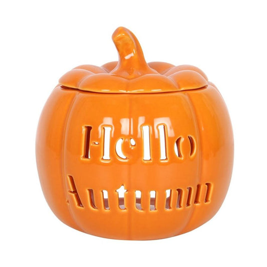 'Hello Autumn' Pumpkin Oil/Wax Melt Burner