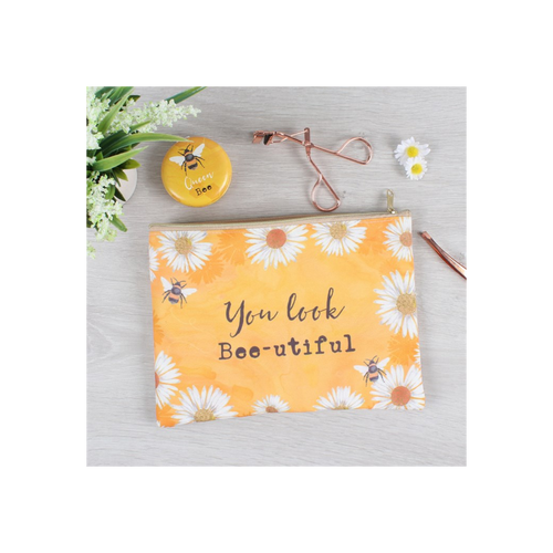 'You Look Bee-utiful' Makeup Bag