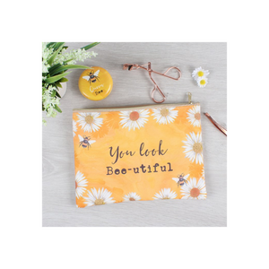 'You Look Bee-utiful' Makeup Bag