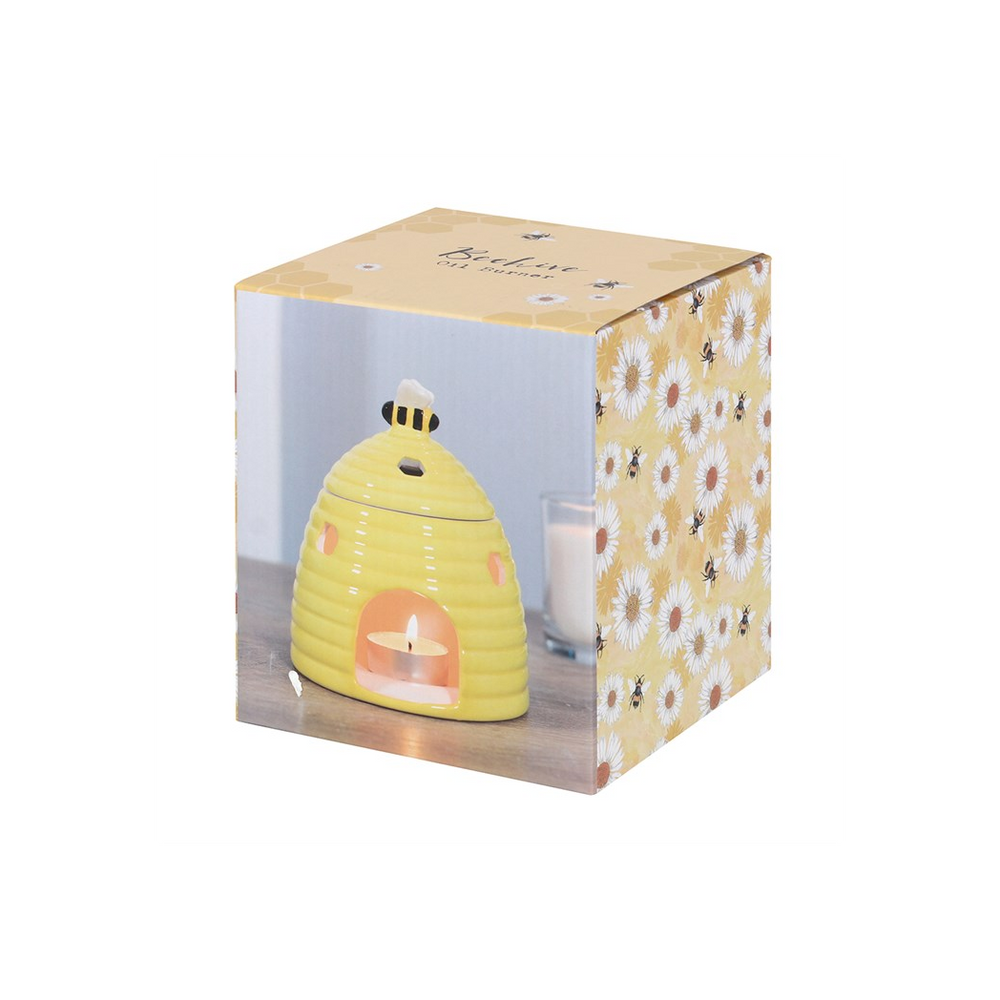 Yellow Beehive Oil/Wax Melt Burner