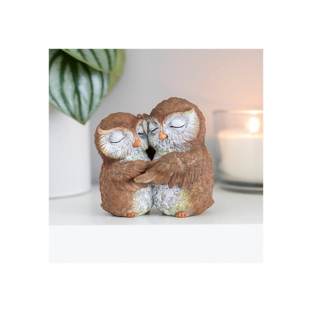 'Birds of a Feather' Owl Couple Ornament