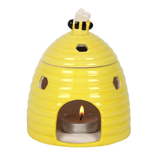 Yellow Beehive Oil/Wax Melt Burner