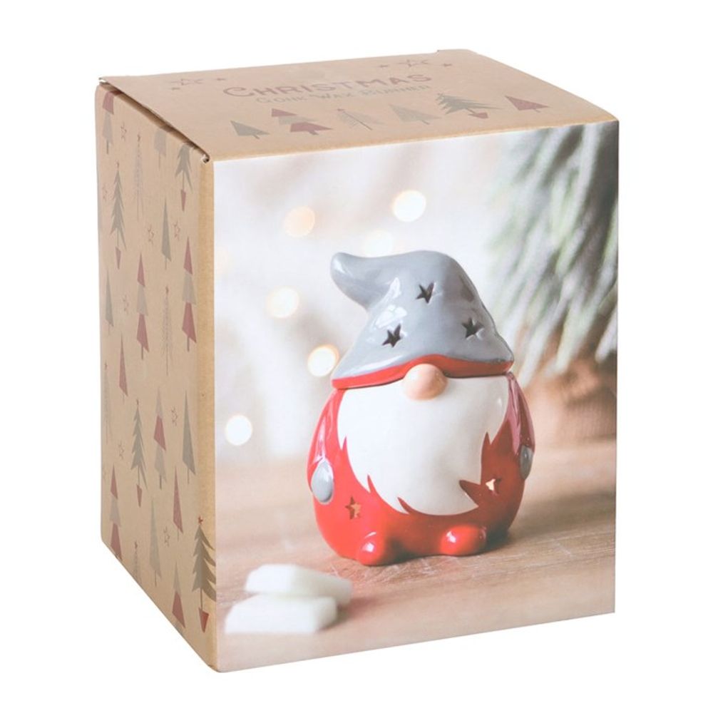 Red and Grey Christmas Gonk Oil/Wax Melt Burner