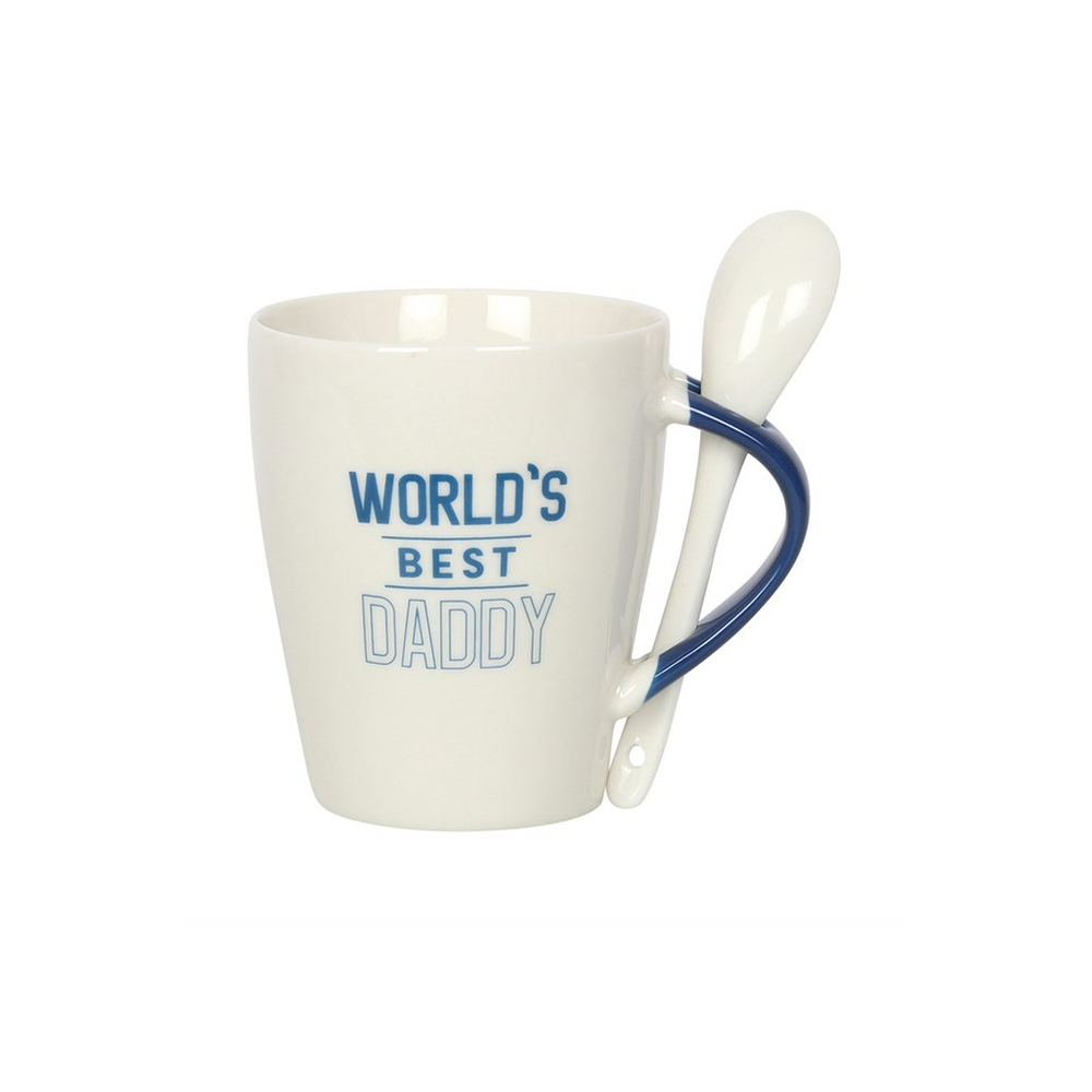 'World's Best Daddy' Mug and Spoon Gift Set