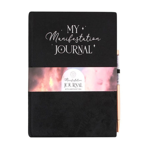 Manifestation Journal (A5) with Amethyst Pen