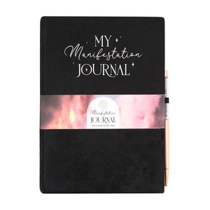 Manifestation Journal (A5) with Amethyst Pen