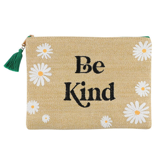 'Be Kind' Daisy Makeup Bag