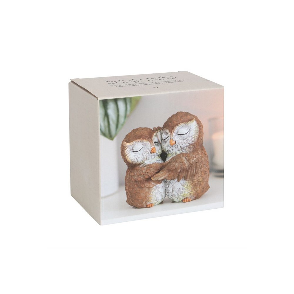 'Birds of a Feather' Owl Couple Ornament