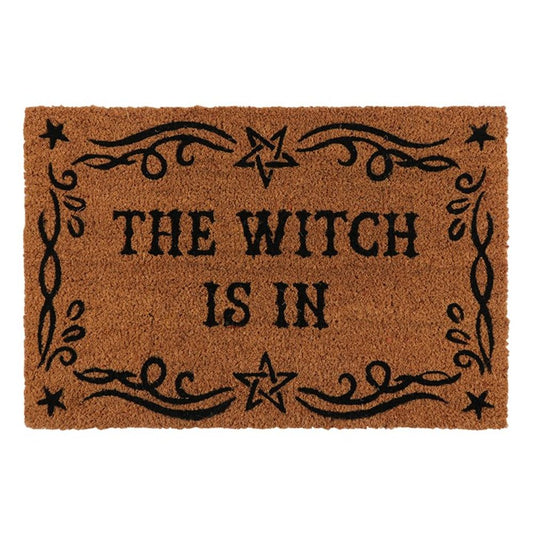 'The Witch Is In' Doormat - UK Only