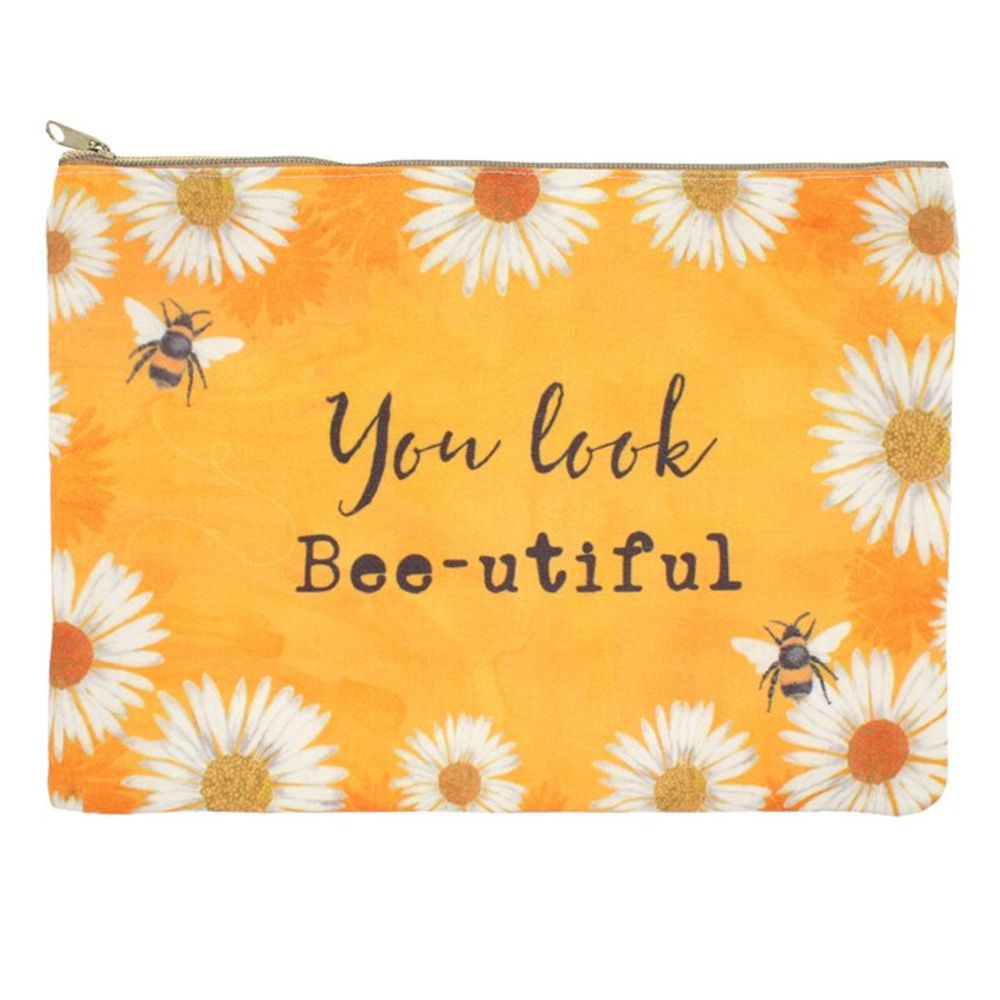 'You Look Bee-utiful' Makeup Bag