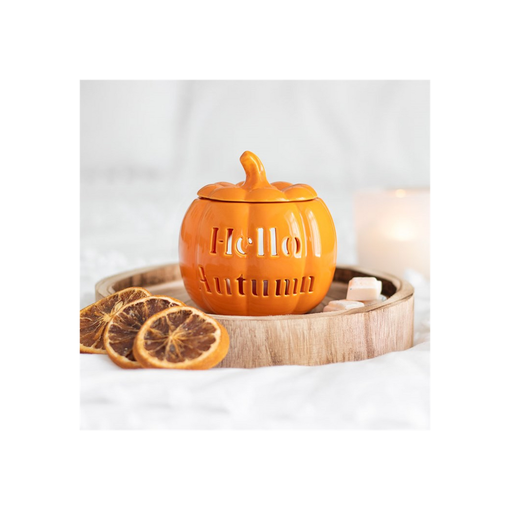 'Hello Autumn' Pumpkin Oil/Wax Melt Burner