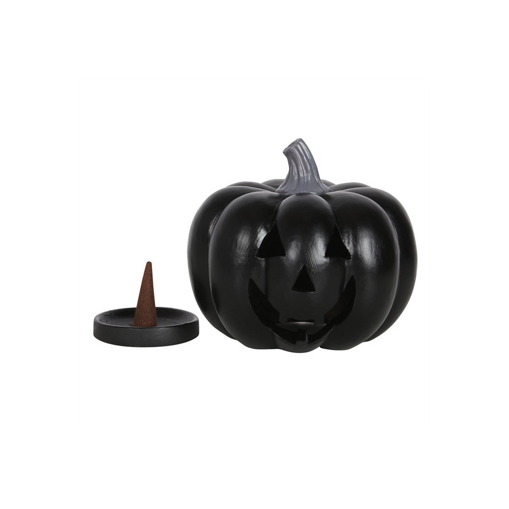 Black Pumpkin Incense Cone Holder