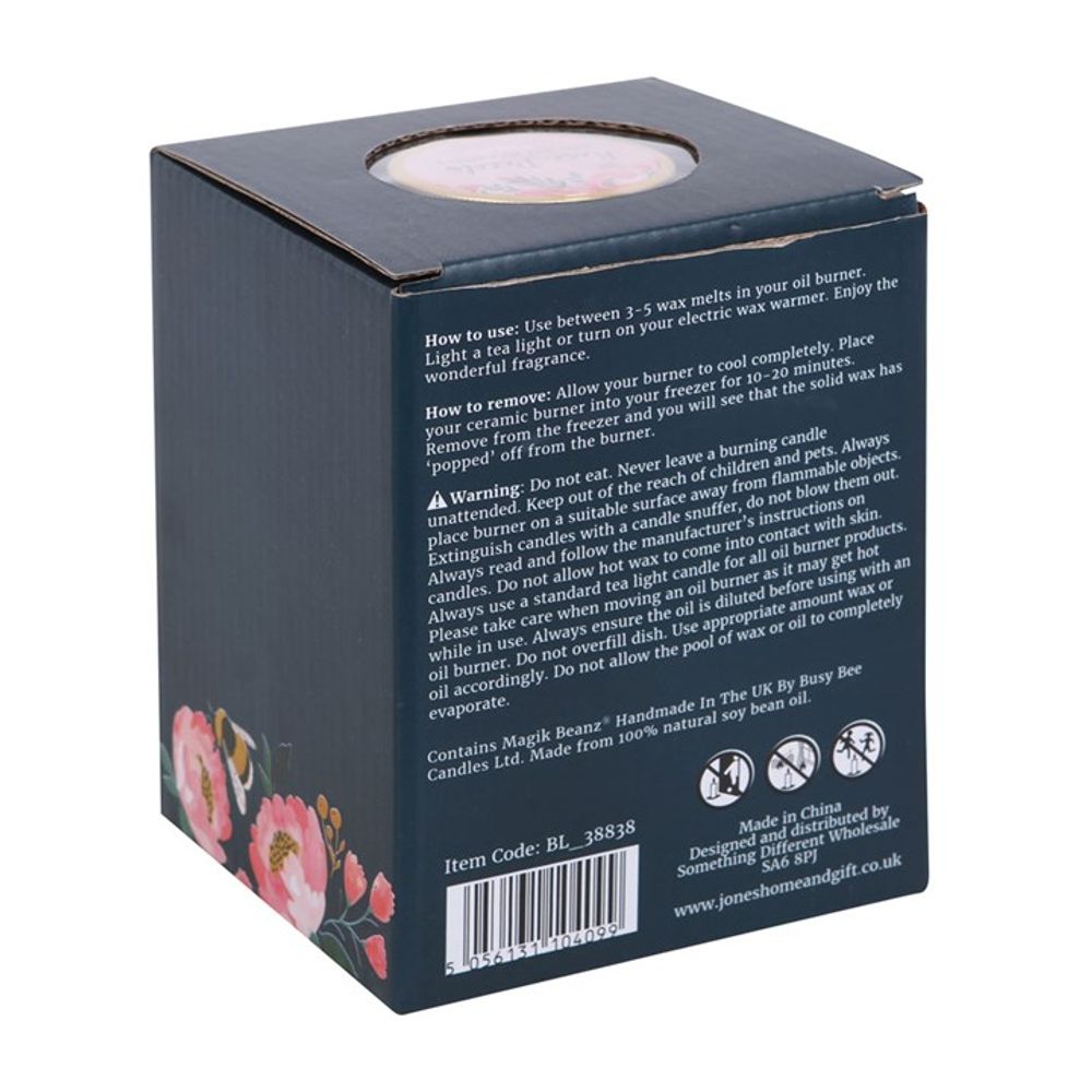 Large 'Blooming Lovely' Wax Melt Burner Gift Set