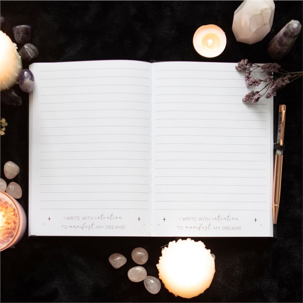 Manifestation Journal (A5) with Amethyst Pen