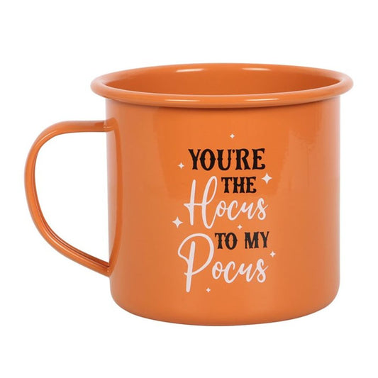 'You're The Hocus To My Pocus' Enamel Mug - Great Halloween Mug