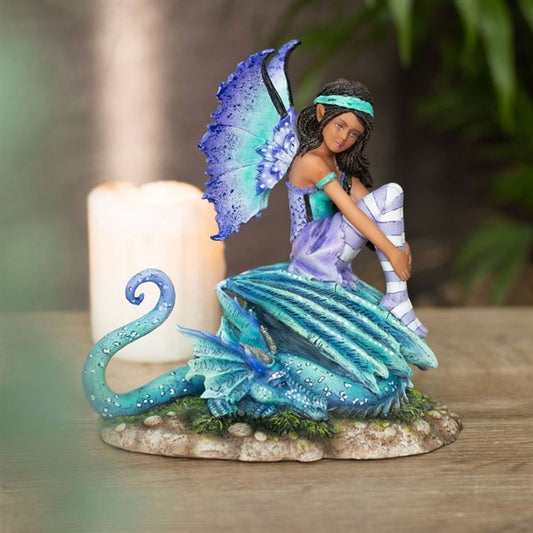 Dragon Perch Fairy Figurine by Amy Brown (16cm)