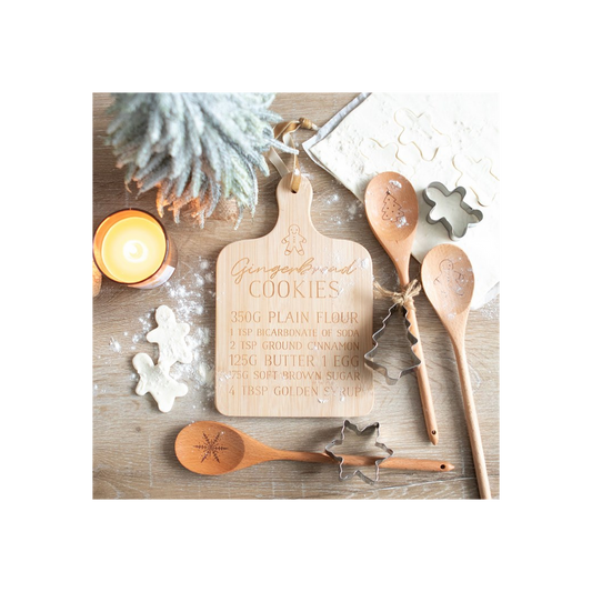 Gingerbread Cookies Bamboo Serving Board