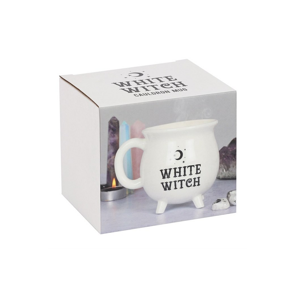 White Witch Bone China Cauldron Mug