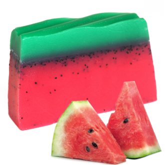 Tropical Paradise Handmade Soap Slice - Watermelon